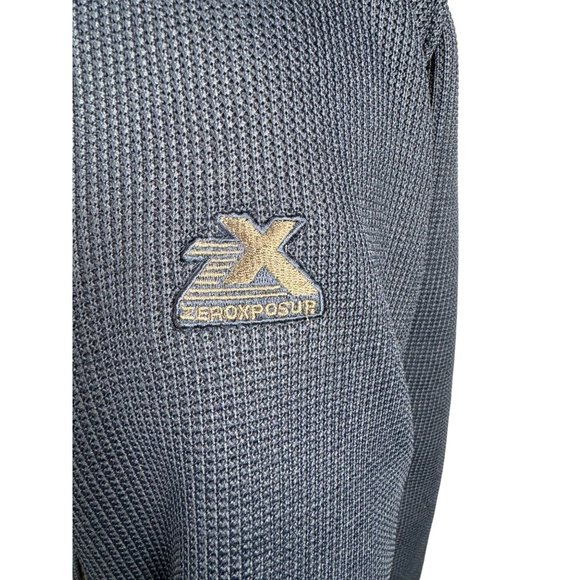 ZeroXposur ZXBLK Mens Jacket Full Zip Sz Large Blue Gray Softshell Fleece Lined - Picture 5 of 16